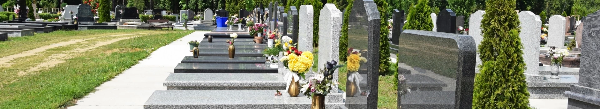 alejka na cmentarzu